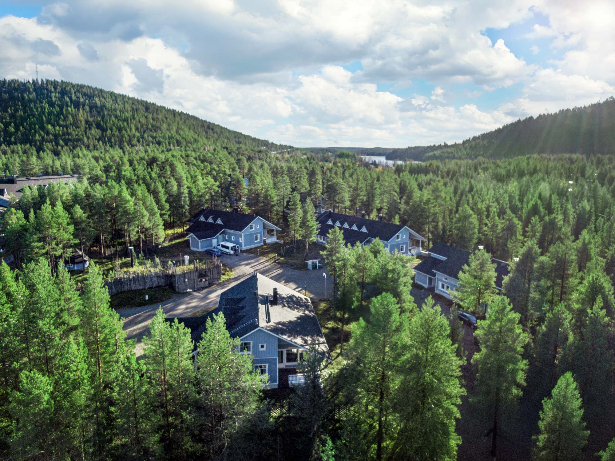 K5 Villas Levillä kesällä