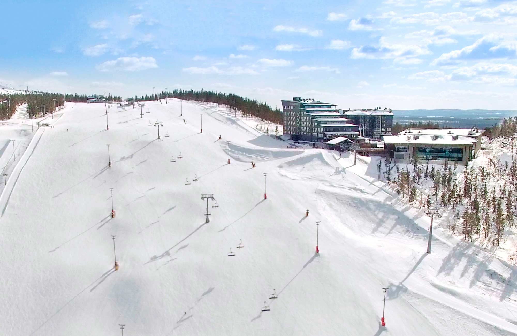 Hotel Levi Panorama Levin rinteessä.