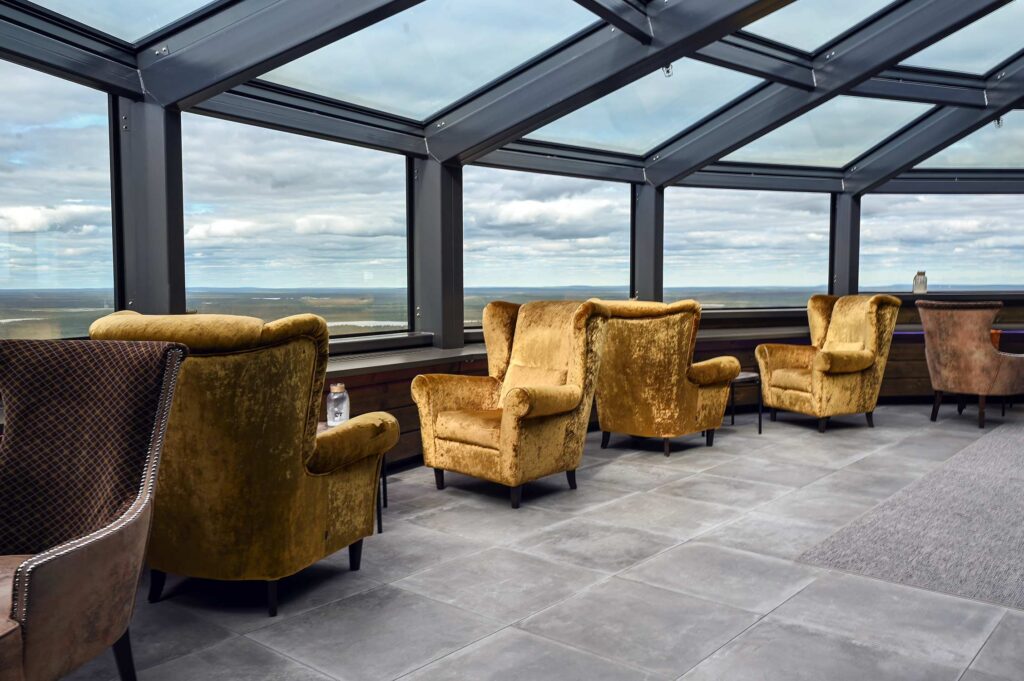 Cosy Chairs at Panorama Sky Bar.