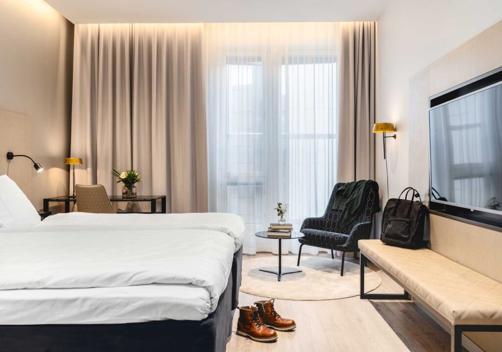 Hotel Mattsin Standard-huone, Espoo.