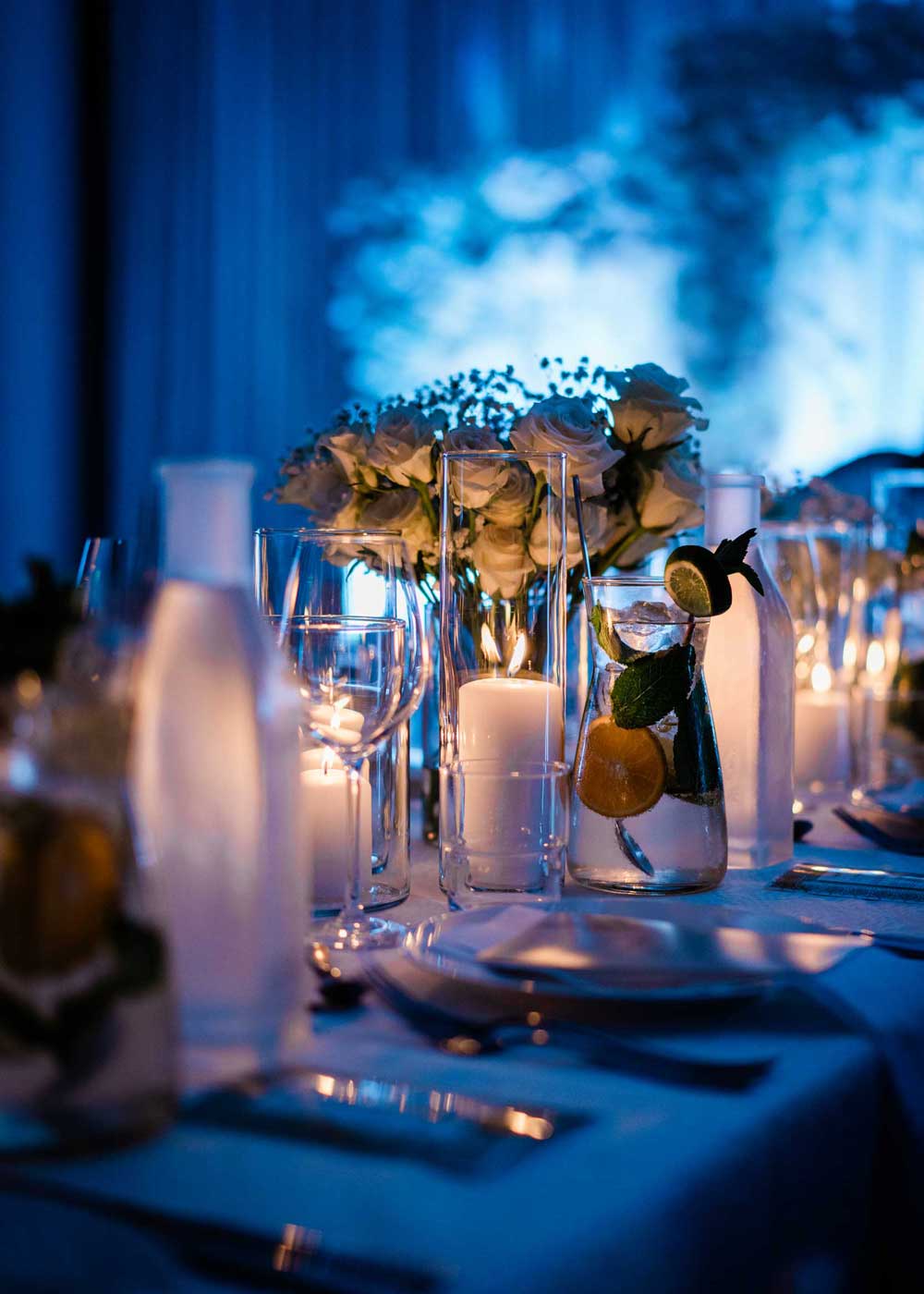 Juhlakattaus Hotel Mattsin kokoustilassa