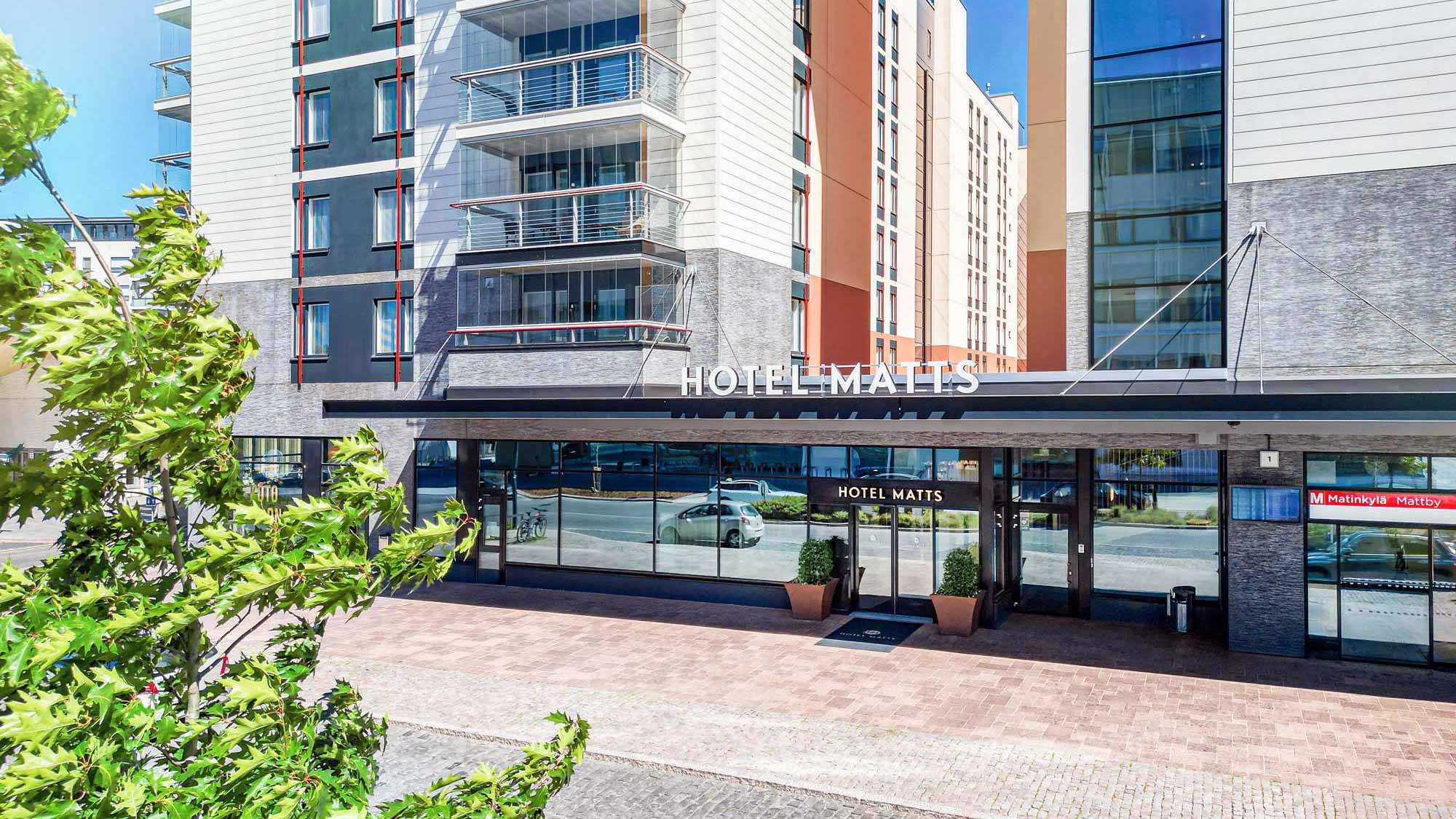Hotel Matts exterior.