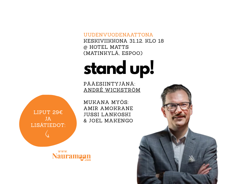 Uudenvuodenaaton Stand Up -ila @ Hotel Matts.