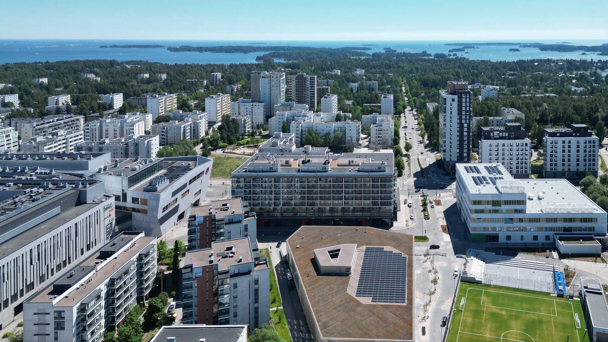 Matinkylän ilmakuva.