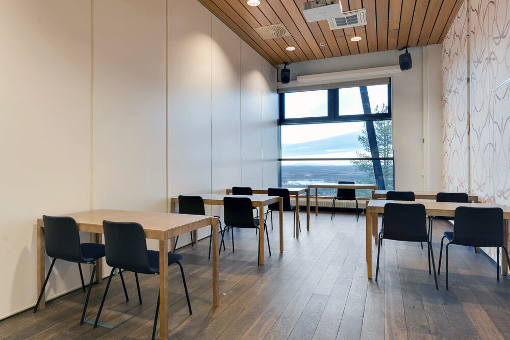 Levi Summitin maisemakokoustila ryhmätyömuodossa.