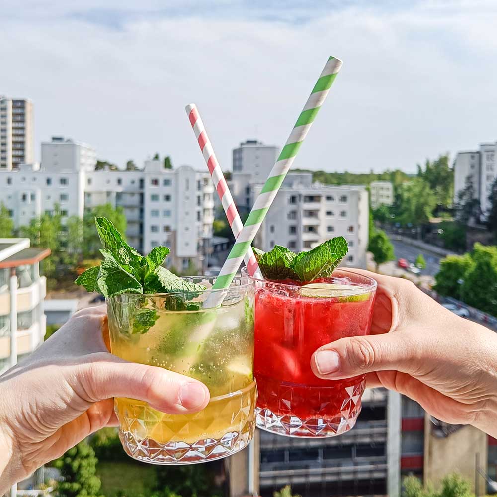 Mojitos at Freja Rooftop.