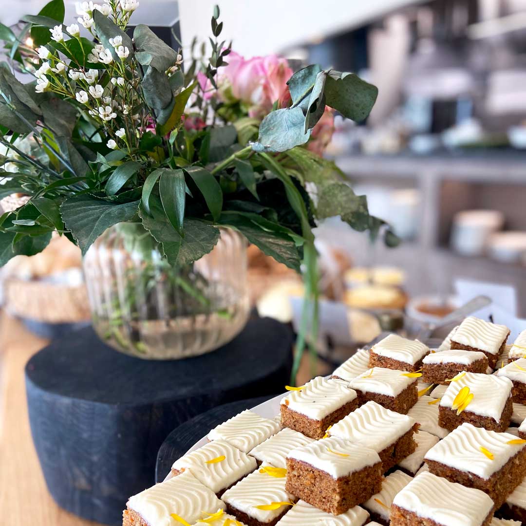 Dessert table at Restaurant Freja’s brunch.