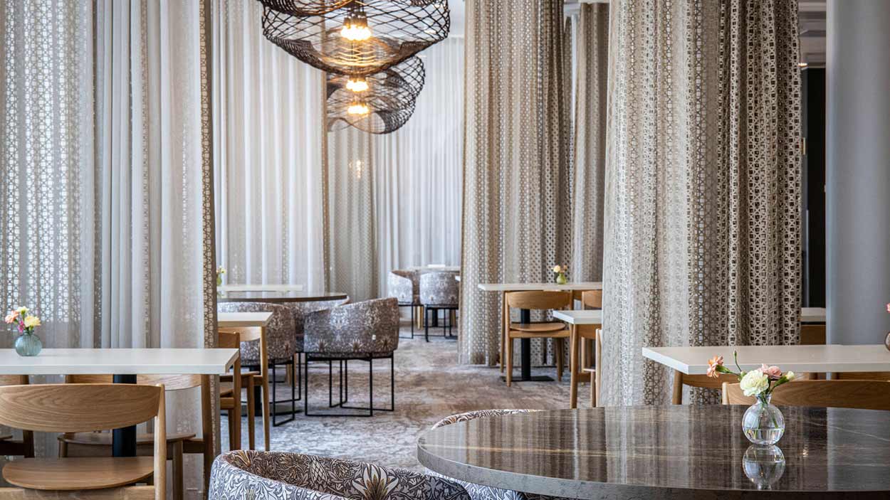 Ravintola Frejan ravintolasali.