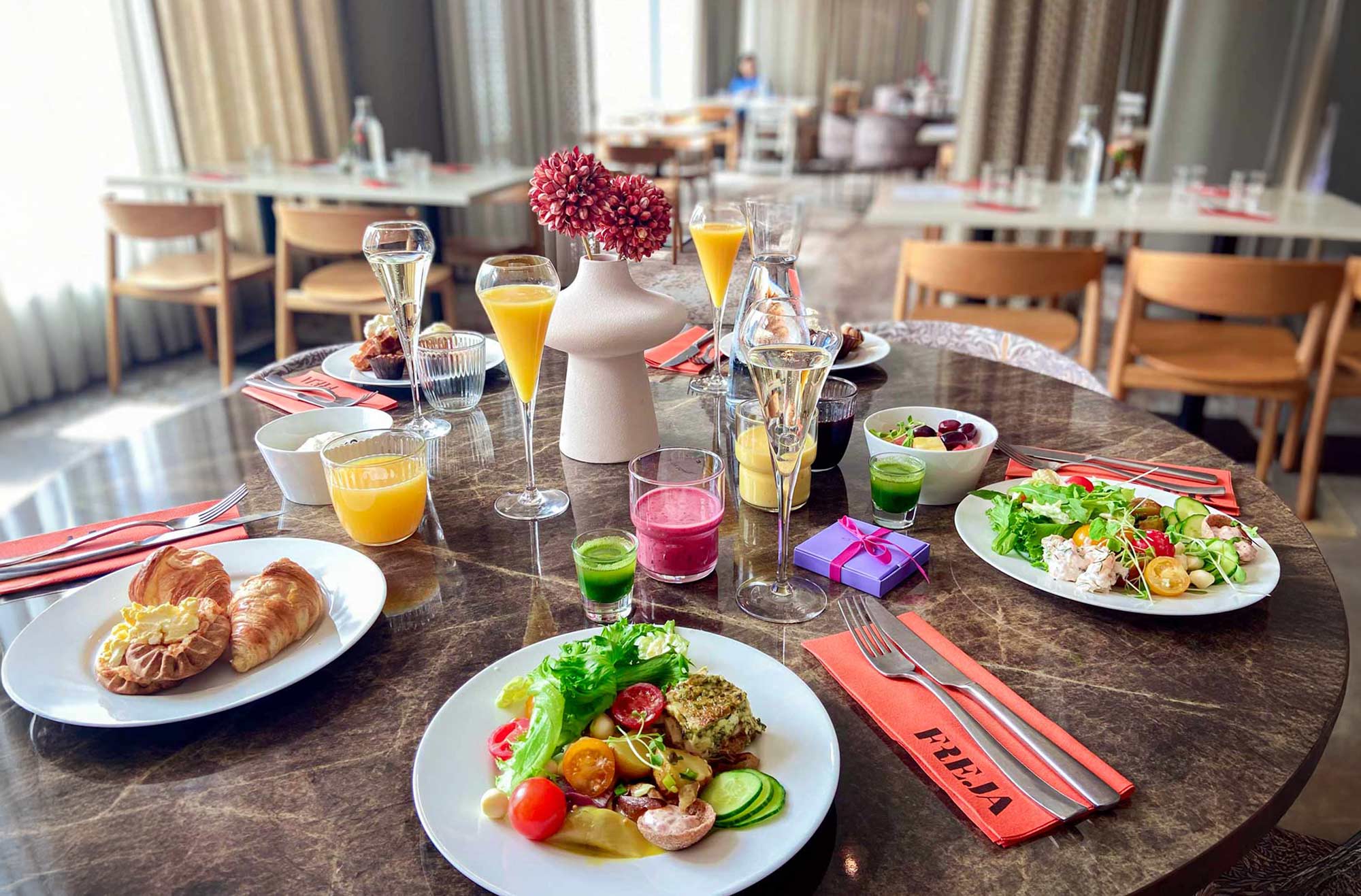 Restauran Freja's brunch.