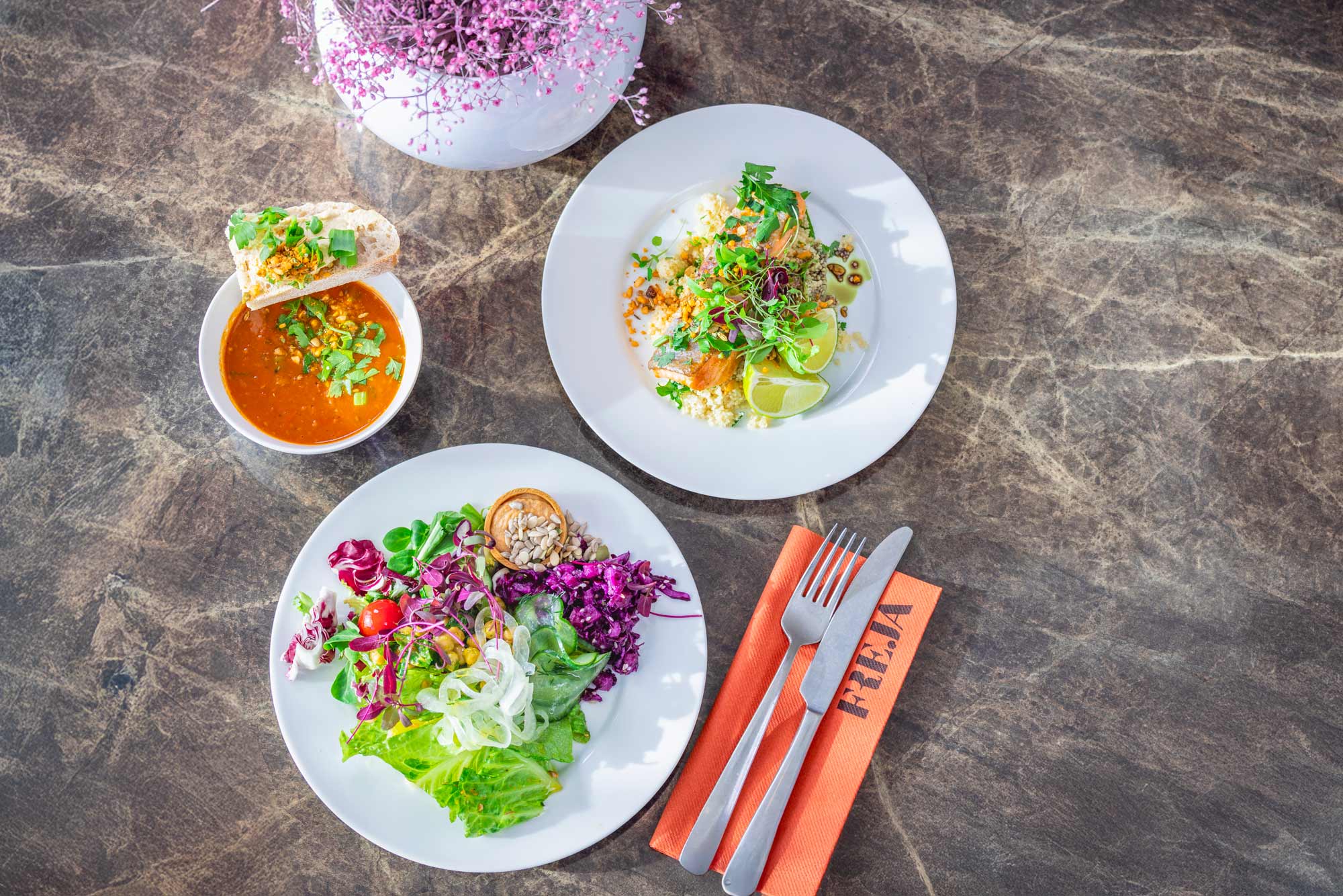 Restaurant Freja’s Lunch Buffet in Espoo.