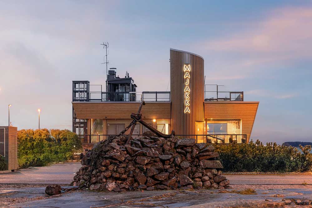 Nokkalan Majakka -rantakahvila-ravintola Espoossa.