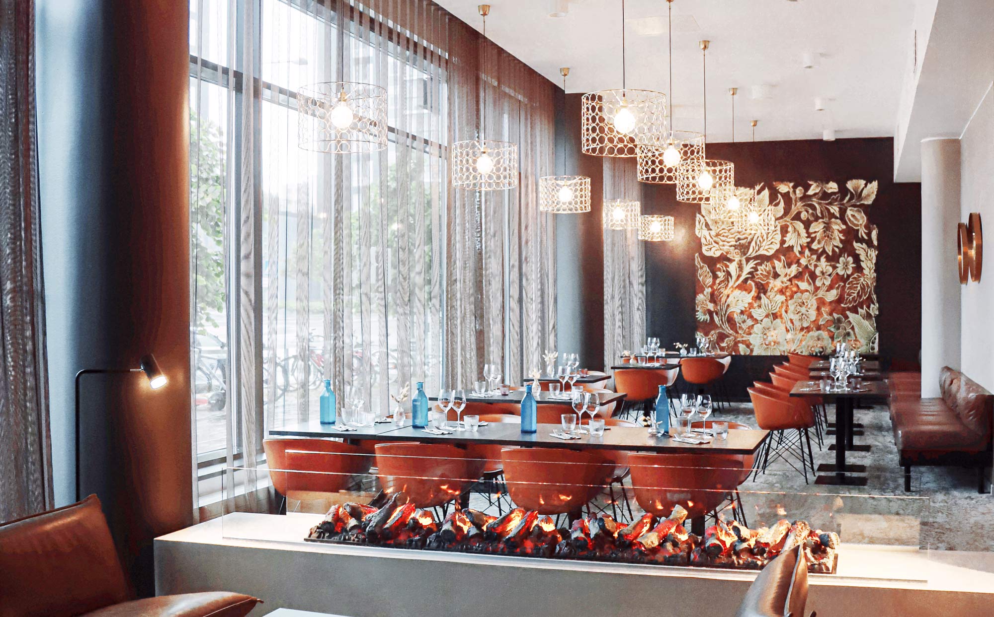 Restauran Freja's dining room.