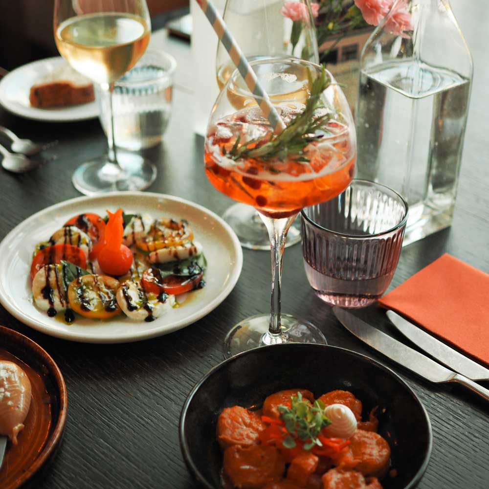 Dishes from Restaurant Freja's Bistro menu.