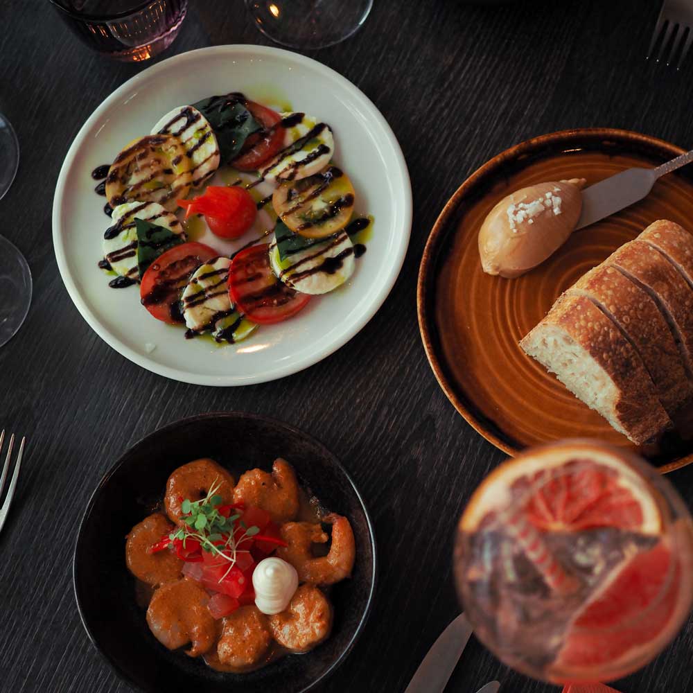 Dishes from Restaurant Freja's Bistro menu.