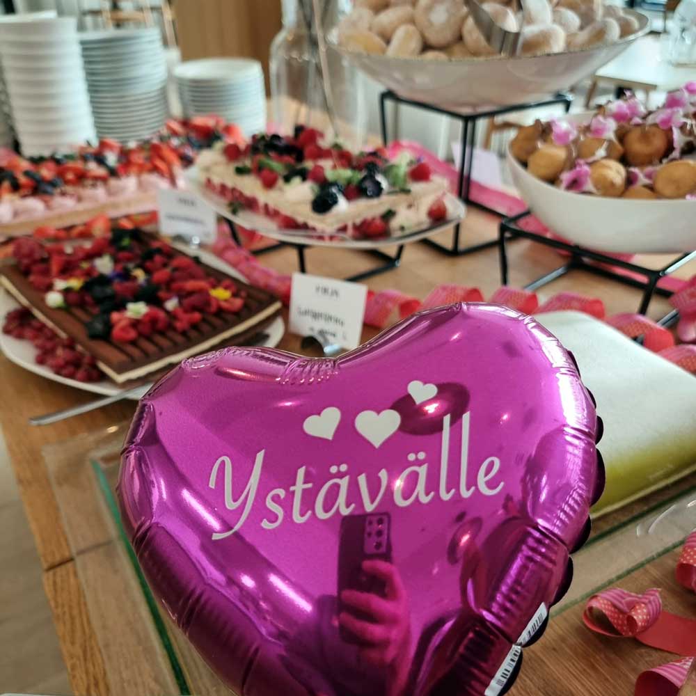 Ravintola Frejan ystävänpäiväbrunssi.