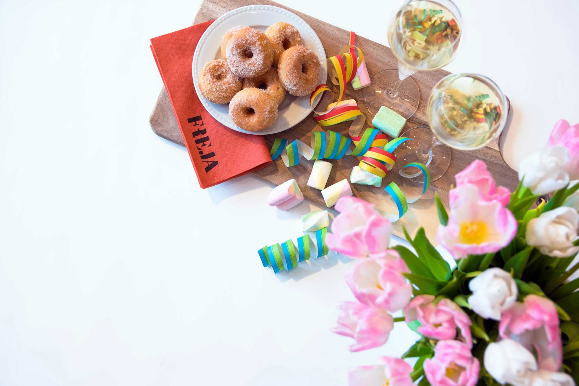 Ravintola Frejan vappubrunssi.