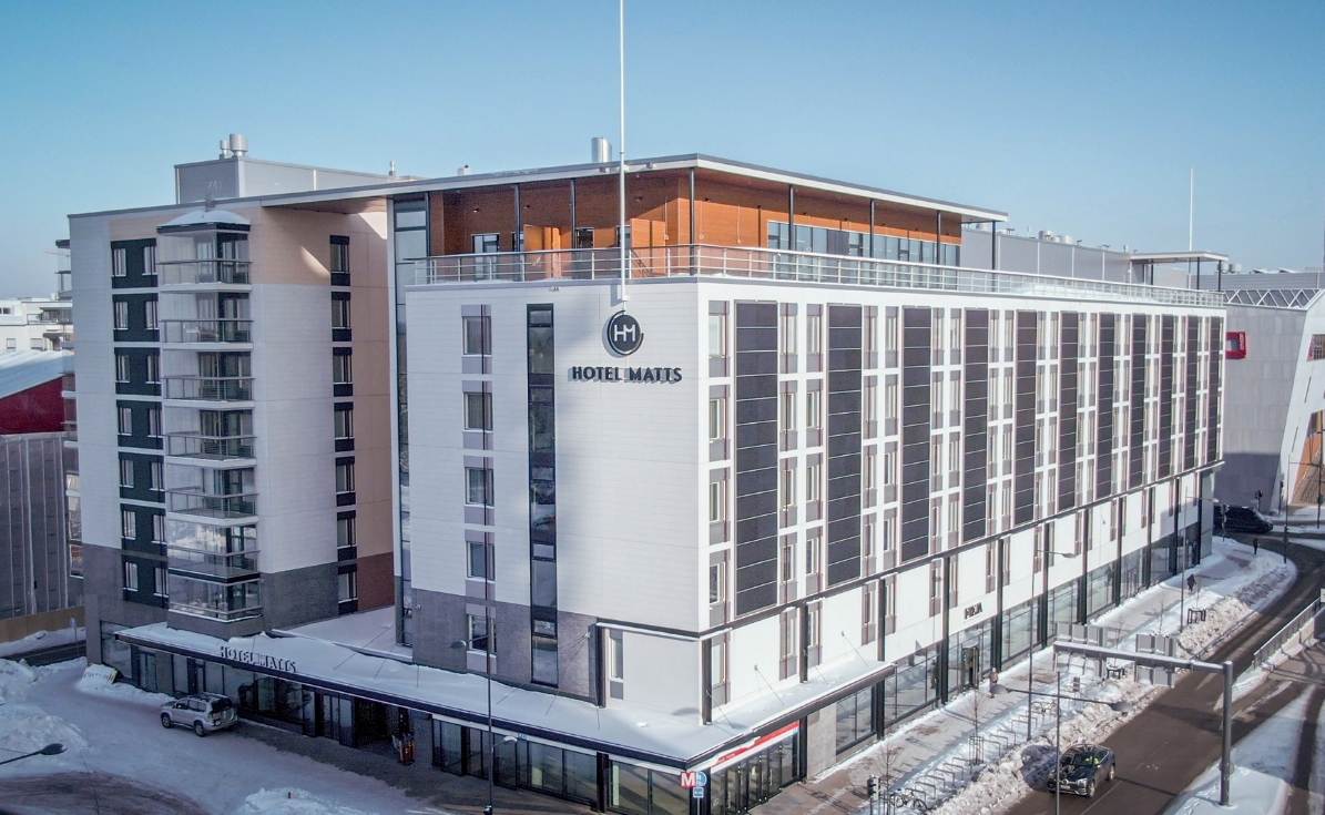 Uusi moderni Hotel Matts aukeaa Marinkylään Espooseen keväällä 2021.